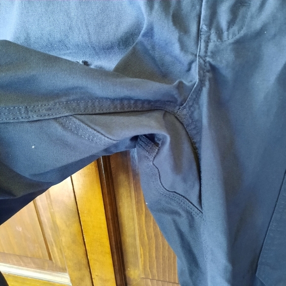 Duluth Trading Co Flex Fire Hose Cargo Work Pants Vintage Indigo 45507 40×34 - Picture 9 of 16